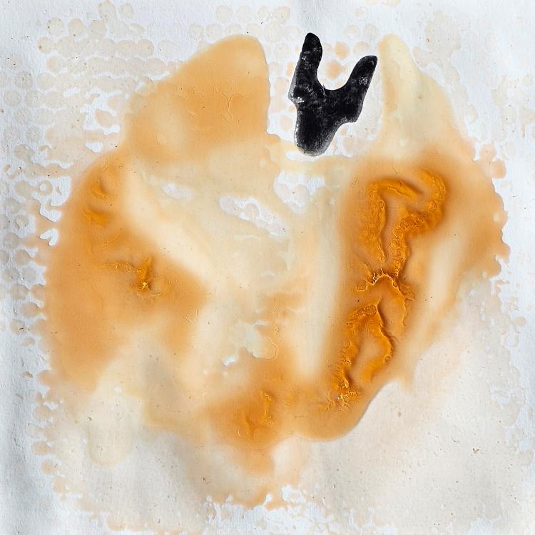 Petit format E - série '' Les Ruches'' dite '' Queen Bee House '' - miel + mixte -30 x 30 cm.