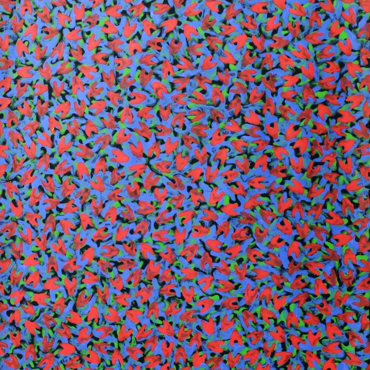 ST-P626- série ''conscient-inconscient'' - peinture sur papier-100 x70 cm