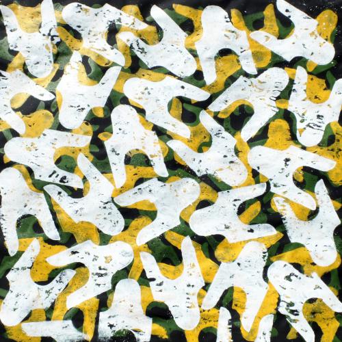 Peinture ST- P620 - de la série ''Conscient et Inconscient'' - acrylique sur toile - 200 x 200 cm