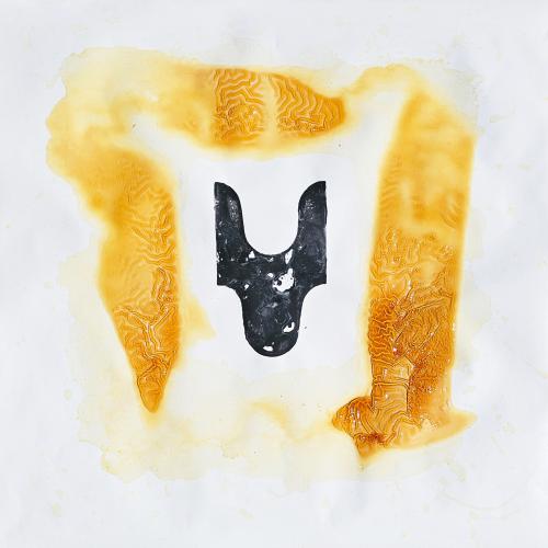 '' Queen Bee House'' - série ''les Ruches'' - peinture mixte sur toile - 150 x 150 cm