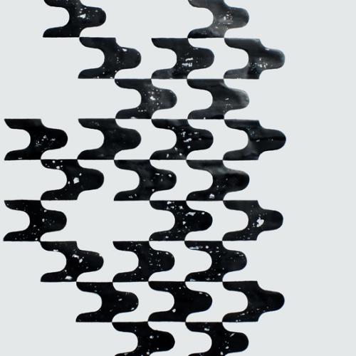 peinture de la série '' The Black Birds'' - acrylique sur toile libre - 340 x 215 cm