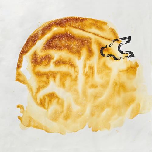 ''Vanité'' - série '' Eloge du Miel '' - vernis et acrylique sur toile- 150 x150 cm