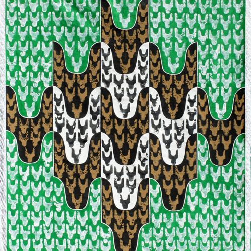 série ''Conscient et Inconscient''- ST-P450 - terre crue et acrylique sur toile libre- 190 x175 cm