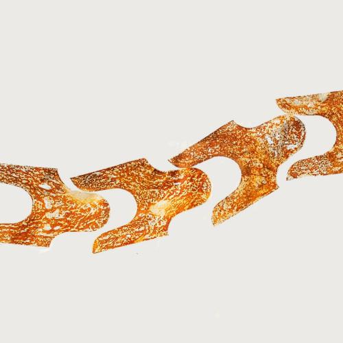 Série ''Rouille'' sur toile -''Sans-titre''- 8 GF 93- 213 x 500 cm