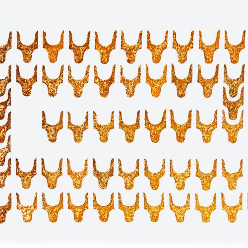 Série ''Rouille'' sur toile ''Le labyrinthe''- empreintes ''ordre''avec F.1991- 213x400 cm