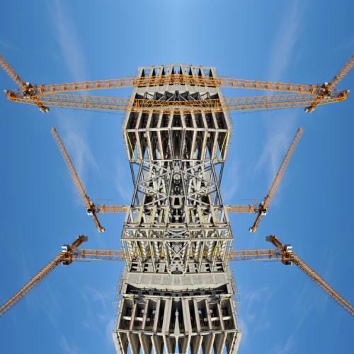 ''ST-PH 4381D'' - les Grues - Photographie en digigraphie - 66x88 cm - Ed.3