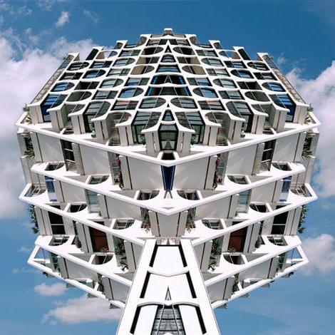 ''ST-PH 1617'' Architectures revisitées - Photographie en digigraphie - 66x90 cm - Ed.15